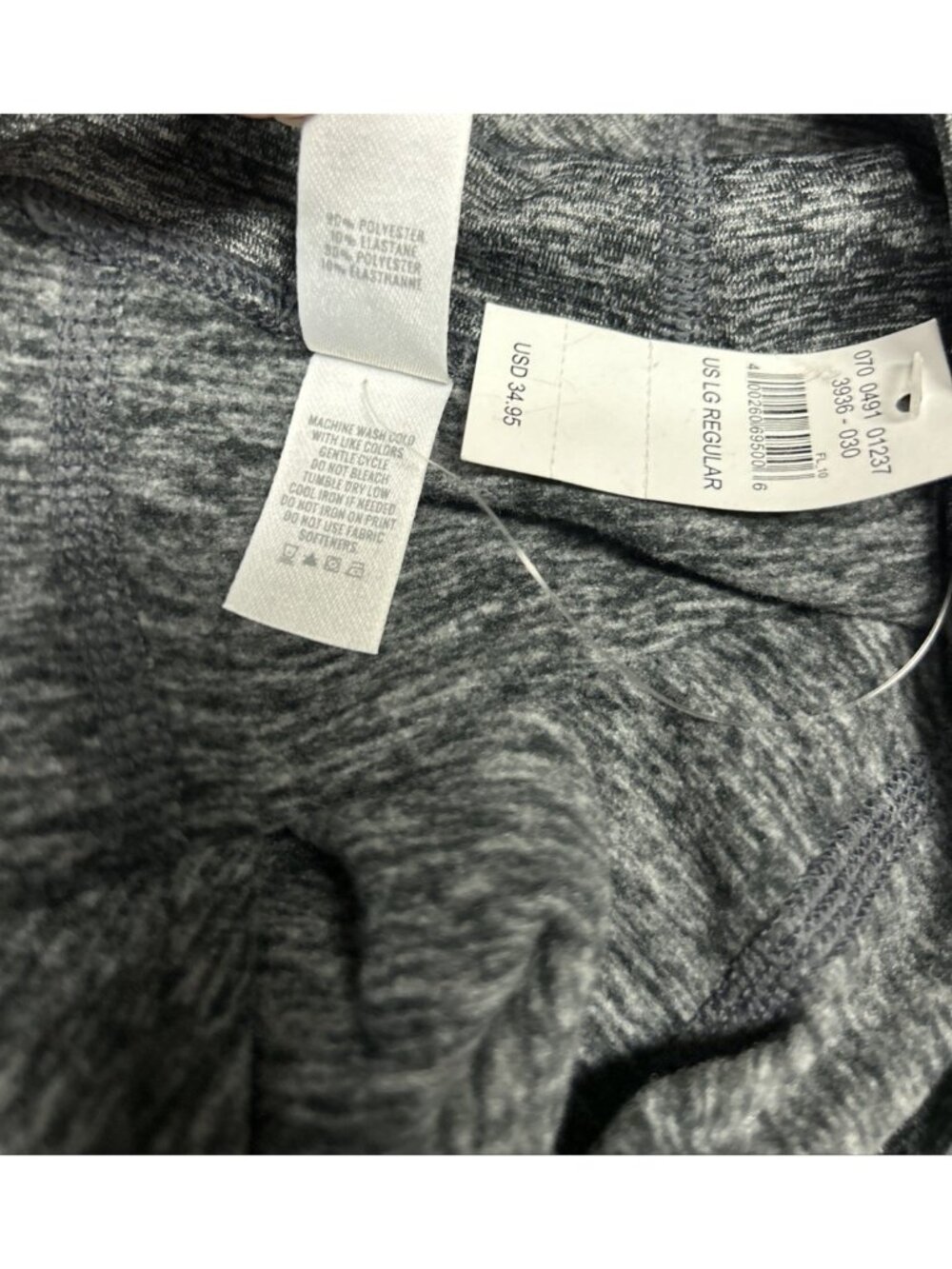 Aerie Chill Play Move Leggings Leg Pocket Gray Size L NWT - Picture 5 of 5